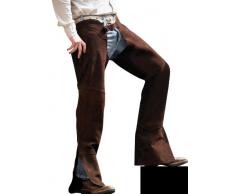 PFIFF Chaps en cuir Marron L