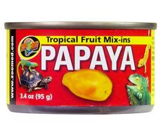 Zoo Med Tropical Fruit Mix-Ins Papaya Nourriture pour Reptile/Amphibien 95 g