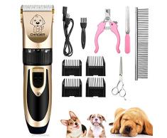 Eyeleaf Tondeuse pour Chien - Rechargeable Tondeuse Silencieuse pour Chien, Tondeuse Professionnelle pour Chien avec 4 Peignes Guide et Brosse de Nettoyage pour Chiens/Chats ou Tout Animal