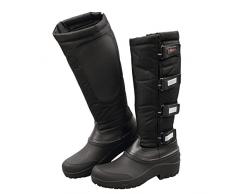 Covalliero Bottes déquitation thermiques avec chausson amovible Noir Noir 40