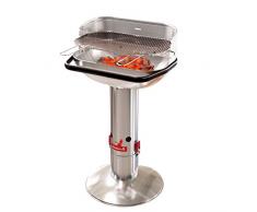 Barbecue charbon Acier inox Ø 56x34 cm