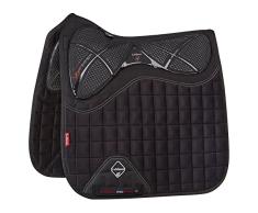 LeMieux Tapis de Selle carré de Dressage Double Face X-Grip L Noir