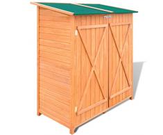 Abri de Jardin/ Grand Coffre de Rangement en Bois Jardin