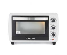 Klarstein Omnichef 20 2G Mini-four (20 L, 1500W, régulateur température: max. 230 °C, 5 fonctions de cuisson dont rôtissoire, plaque et grille incluses) - blanc