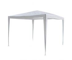 MaxxGarden Tente de réception 3 x 3 m, 9 m² - Blanc - à utiliser comme pavillon, pergola, tente de jardin, chapiteau ou tonnelle.