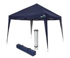 MaxxGarden Tente de réception Pliante 3x3 - à Utiliser comme pavillon, pergola, Tente de Jardin, chapiteau ou tonnelle - Bleu