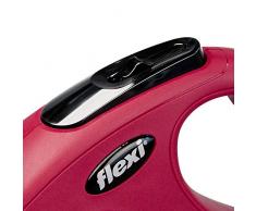 Flexi New Classic Laisse avec Sangle pour Chien Rouge 5 m Taille S