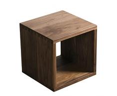 Simple Lattice Chevet Chambre Simple étagère en Bois Massif Plancher Petit Rangement Cabinet Gratuit Combinaison Bibliothèque Jardinière,S