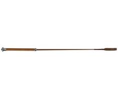Kerbl Cravache pour Le Saut Poignée en Cuir, à Claquette Cravache, Coloris Cognac, 65 cm