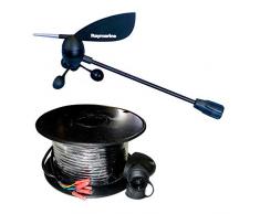 Raymarine Capteur girouette anémomètre court Noir