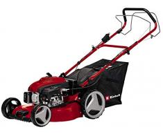 Einhell Tondeuse à gazon thermique tractée GC-PM 46/2 S HW-E (Démarrage électrique (Fonction E-Start), Largeur de coupe 46 cm, Livrée avec chargeur pour le secteur, Surface conseillée 1400 m²)