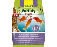 TETRA Pond Variety Sticks - Aliment Complet en sticks pour Poisson de Bassin - 25L