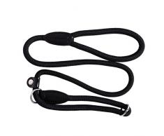 dibea Laisse Retriever de Dressage/Traction pour Chien Noir 120 cm
