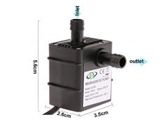 Reusious Pompe à eau submersible pour Fontaine Aquarium