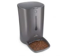 Navaris Distributeur Croquettes Chat Chien Automatique - Gamelle Alimentation Animaux - Programmable 4 Repas par Jour - Enregistrement Vocal - 6L