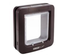 Sureflap Grande chatière à Puce Électronique pour chat et chien, brun