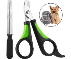 Coupe-Ongles pour Chat Coupe de Griffes Coupe-Ongles en Acier Inoxydable Ciseaux à Griffes Coupe-Ongles Chat Chien avec Outil de Toilettage pour Animaux de Compagnie pour Chiot Chaton Petits Animaux