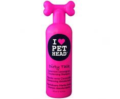 Pet Head Dirty Talk Shampooing Désodorisant pour chien Parfum Yummy Orange