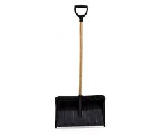 Pelle a neige Vinson du bois et plastique fort argente