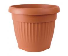 TERRA Pot de Fleurs, Terre Cuite, 25 cm