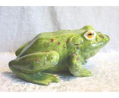 Grenouille Theo Grande, céramique, fait main, étang et jardin