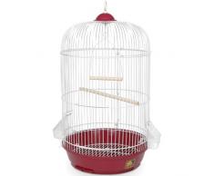 Prevue Hendryx Sp31999r Rond Classique Cage à Oiseaux, Rouge