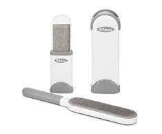 Uktunu Brosse Anti Poils Animaux Chat & Chien - Brosse de Nettoyage Magique Réutilisable Enlève Poils - Brosse Poil Animaux Magique Chien & Chat de Nettoyage(vêtements/canapé/Voiture/lit)