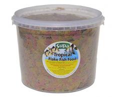 Supa - Nourriture en Flocons de Poisson Tropical - Seau de 3 litres - Aliments nutritifs de qualité supérieure - Alimentation équilibrée complète