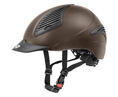 Uvex Exxential Casque déquitation Mixte Adulte, Marron Mat, S-M