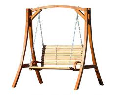 ASS KUREDO-OD Balancelle de jardin 2 places en bois