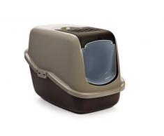 Savic Nestor Maison de Toilette pour Chat Marron/Gris 56x39x39 cm