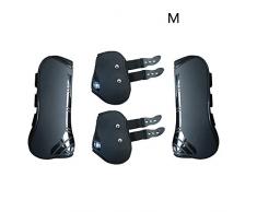 Guêtres de protection pratiques pour cheval Ensemble de protège-tendons - Léger avec un rembourrage doux et respirant pour la protection contre la compétition de saut dobstacles absorbant les chocs