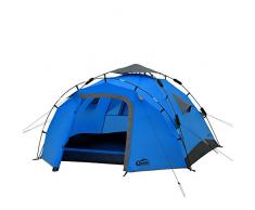 Qeedo Quick Pine 3 Tente de Camping 3 Personnes (Quick Up System) - Bleu