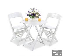 LD Ensemble Balcon mobilier de Groupe Table de Jardin Chaise Pliante essgruppe Lounge
