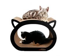 Arbre à chat Petcheer, griffoir et zone de détente pour chat avec herbe à chat