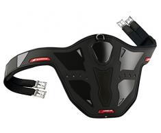 Zandonà Carbon Air Stud Girth Sangle Bavette pour le Cheval Mixte Adulte, Noir, 115 cm