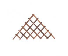 YSNUK Support à Fleurs Support De Poinçonnage Gratuit, Jardinière Murale, Jardinière Suspendue sur Balcon en Bois Massif Intérieur, Jardin, décor à la Maison (Color : Triangle)