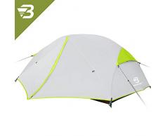 Bessport Tente de Camping 2-3 Personnes, Ultra-Légère, Facile à Installer, Imperméable&Anti-Insectes &Ventilée Tentes, pour Pique-Nique, Randonnée, Camping