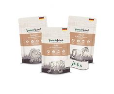 Venandi Animal Nourriture Premium Package Test II 4 Cheval/4 Veau/4 Dinde sans Céréale Pouches 12 pour Chat
