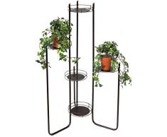 DanDiBo Echelle à Fleurs Art.4A Porte Fleurs Colonne à Fleurs 102cm Colonne à Plantes Porte-Plantes