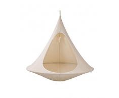 MUCC Tipi Arbre Pod Enfants Balancelle Hamac Enfants Chaise De Camping Chaises Hanging Intérieur Extérieur Siège Balançoire Pod,Blanc