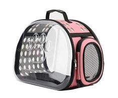 FREESOO Sac de Transport pour Chat Chien et Autres Animaux de Compagnie Léger Respirant Sac de Bandoulière Voyage pour Animaux en Avion Train Voiture Avion (Adapté aux Animaux Moins de 7.5KG)