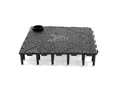 sourcing map 3Pcs Plastique Conseil de séparation Plaque de Grille de Filtration Accessoires de réservoir de Poissons Noir