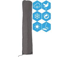 ATLANTIS Outdoor Housse de Protection pour Parasol Deporte Jusquà Ø 300 cm de Diamètre | Couverture | Anti-UV | Bâche