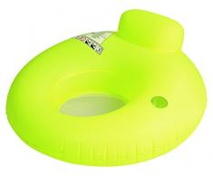 Jilong Water Canapé 122 x 122 cm avec Dossier et Porte-gobelet pour Piscine Lounge Canapé à Eau Matelas Gonflable Badeinsel (Sortie Non Possible)