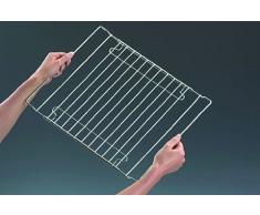 Zenker 7225 Grille de Cuisson Special Cooking Extensible 37-57x32,5 cm Argent, Acier Inoxydable, 57 x 32,5 x 1 cm