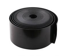 Forever Speed Plate-Bande, Bordure de la Pelouse,Bordure de Parterre Limitation Enceinte de lit,épaisseur 2 mm,10 12 15cm (25m*12cm, Noir)