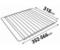 Grille rack étagère four extensible ajustable plaqué chrome universelle compatible avec cuisinières AEG Eletrolux Zanussi