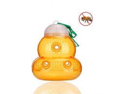 AimdonR Wasp Trap Peau dabeille en Bocal avec piège à Cheval Réutilisable