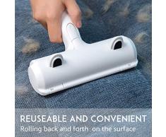 ACE2ACE Brosse Anti Poils Animaux Chat Chien, Brosse Ramasse Enlève Poils, Magique Réutilisable pour Poils, Rouleau à Poils danimaux, Épilateur(vêtements/canapé/Voiture/lit/Tapis)